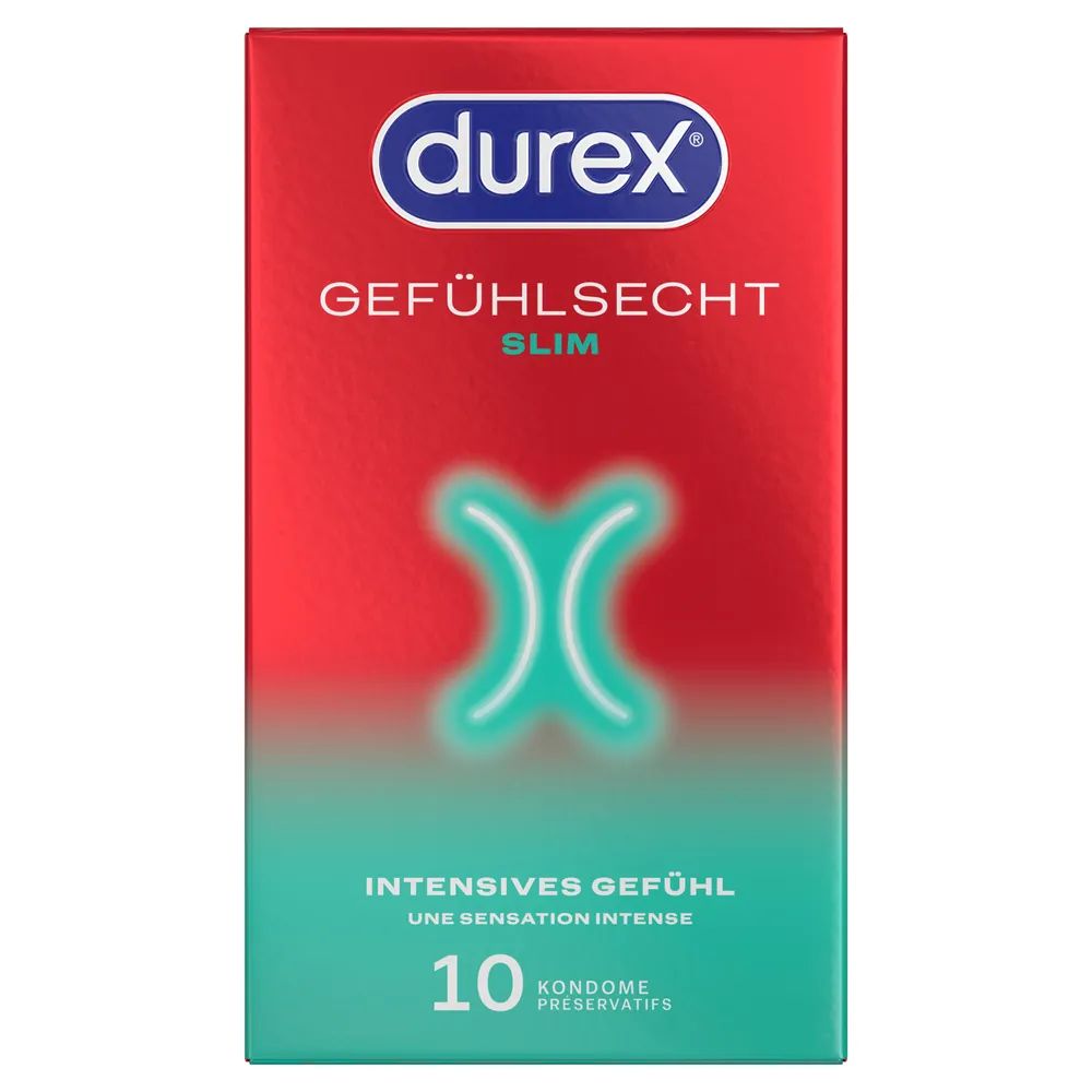 Durex Gefühlsecht Slim Fit 10er