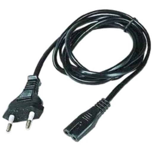 S-Impuls EURO NETZKABEL DOPPELNUTE / IMPULS PC 60002 1,5M SW VDE 60002-