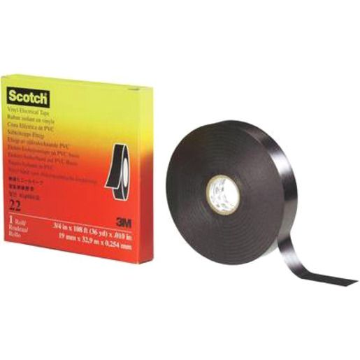 3M ISOLIERBAND SCOTCH 25MM 33M SW / 3M NR.22 7000042539