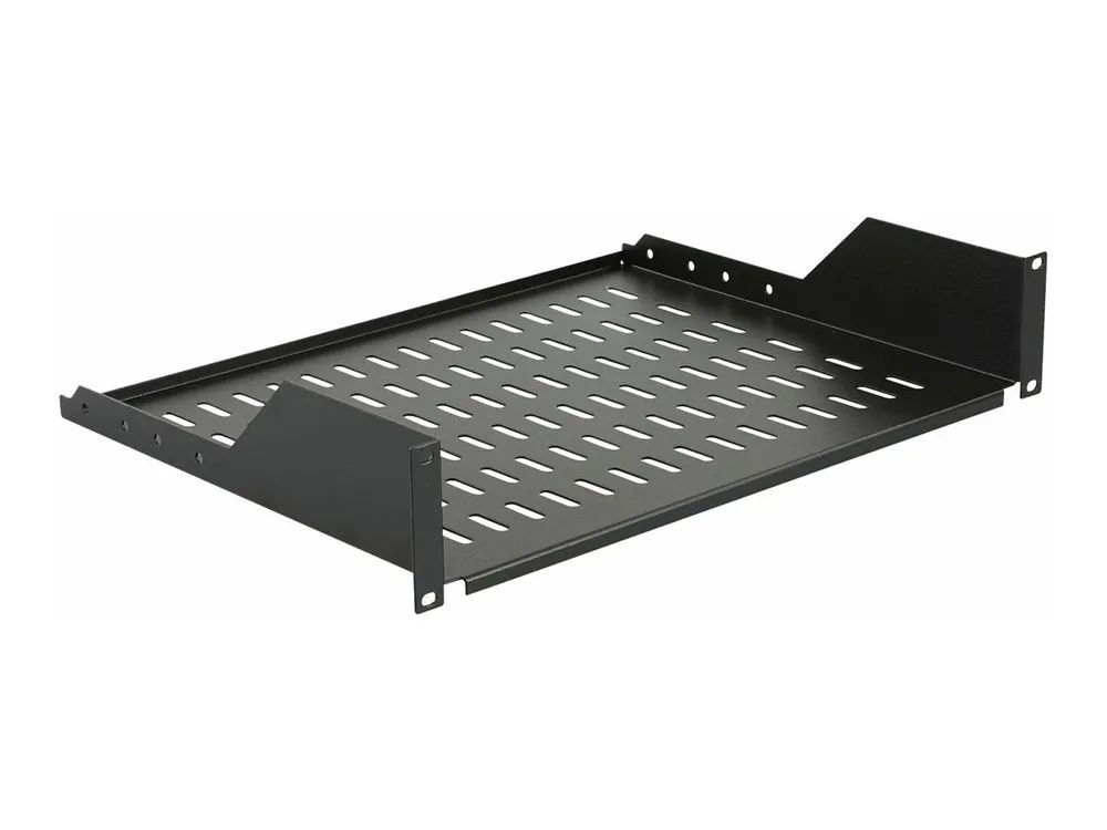 Lanview by Logon - Rack-Einlegeboden - Schrankmontage - Schwarz - 2U - 48.3 cm (19")