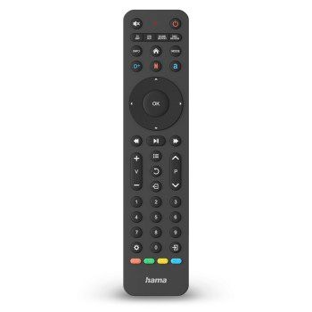 Hama Universal-Fernbedienung TV, Infrarot, für 8 Geräte, lernfähig, App-Tasten
