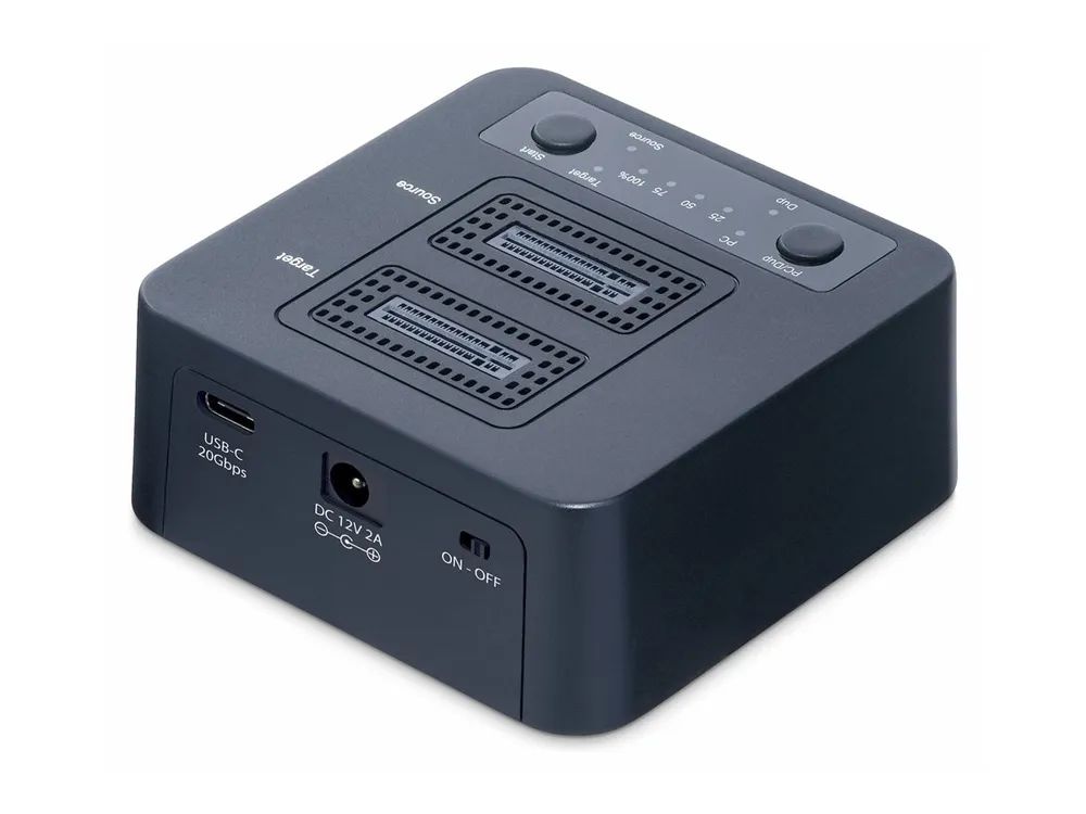 StarTech.com 1:1 Standalone M.2 NVMe Drive Duplicator and Dock - Solid State / Festplattenduplikator - 2 Schächte (PCIe (NVMe))