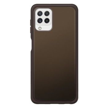 Samsung Soft Clear Cover "EF-QA225" für Galaxy A22, Schwarz