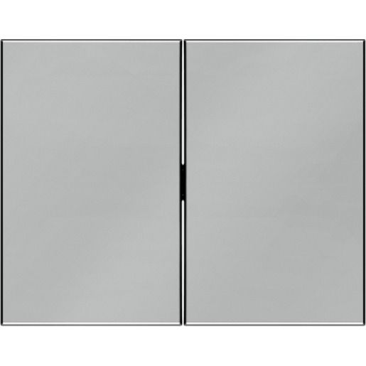 Berker WIPPE F.WSS/DWWS/DT K.5 / BERKER 14357004 EDELSTAHL 14357004