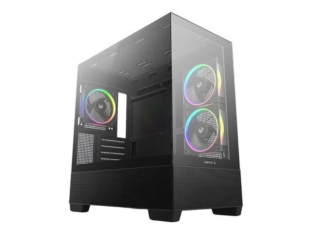Deepcool CG380 3F - Micro-ATX - micro ATX - Seitenteil mit Fenster (gehärtetes Glas)