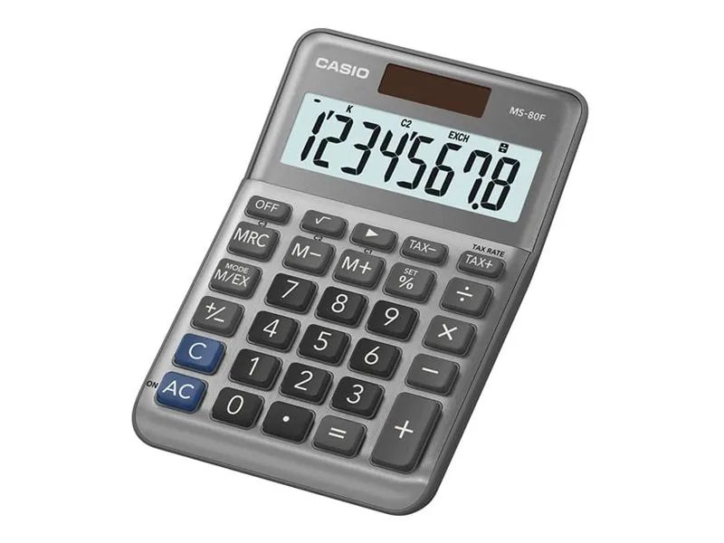 Casio MS-80F - Desktop-Taschenrechner - 8 Stellen