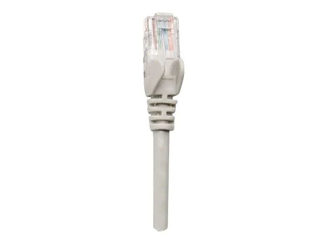 IC Intracom Intellinet Network Patch Cable, Cat5e, 20m, Grey, CCA, U/UTP, PVC, RJ45, Gold Plated Contacts, Snagless, Booted, Lifetime Warranty, Polybag - Patch-Kabel - RJ-45 (M)