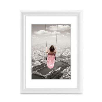 Hama Kunststoffrahmen "Swing", Weiß, 13 x 18 cm