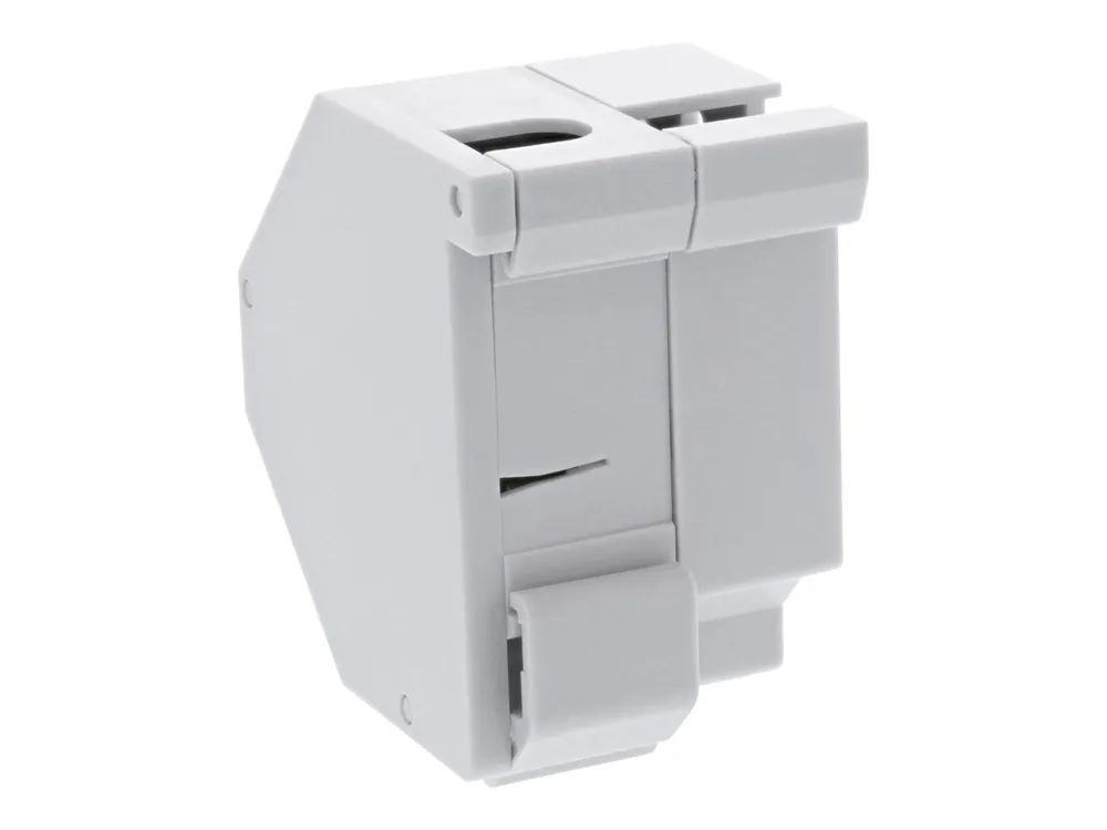 InLine Keystone SNAP-In LWL Keystone Modulhalter - 1-fach für Hutschiene