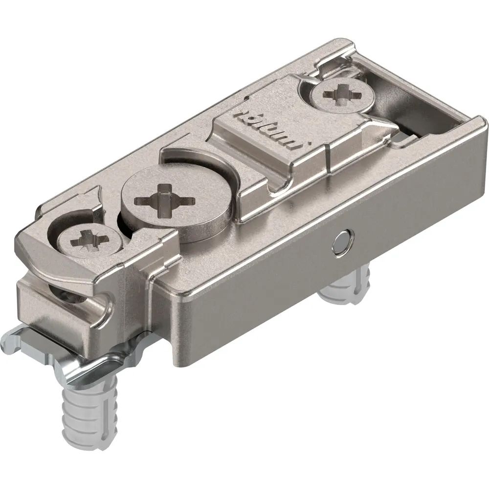 BLUM CLIP Exzenter Montageplatte gerade, Zink, EXPANDO, Distanz 3 mm