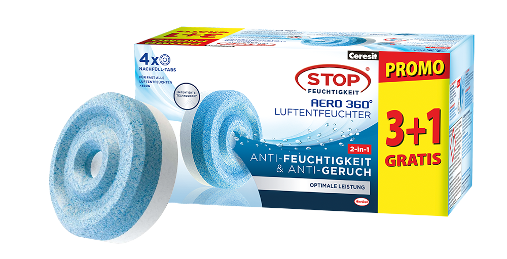 Ceresit Feuchtigkeit 360º Tabs, 4 Stück
