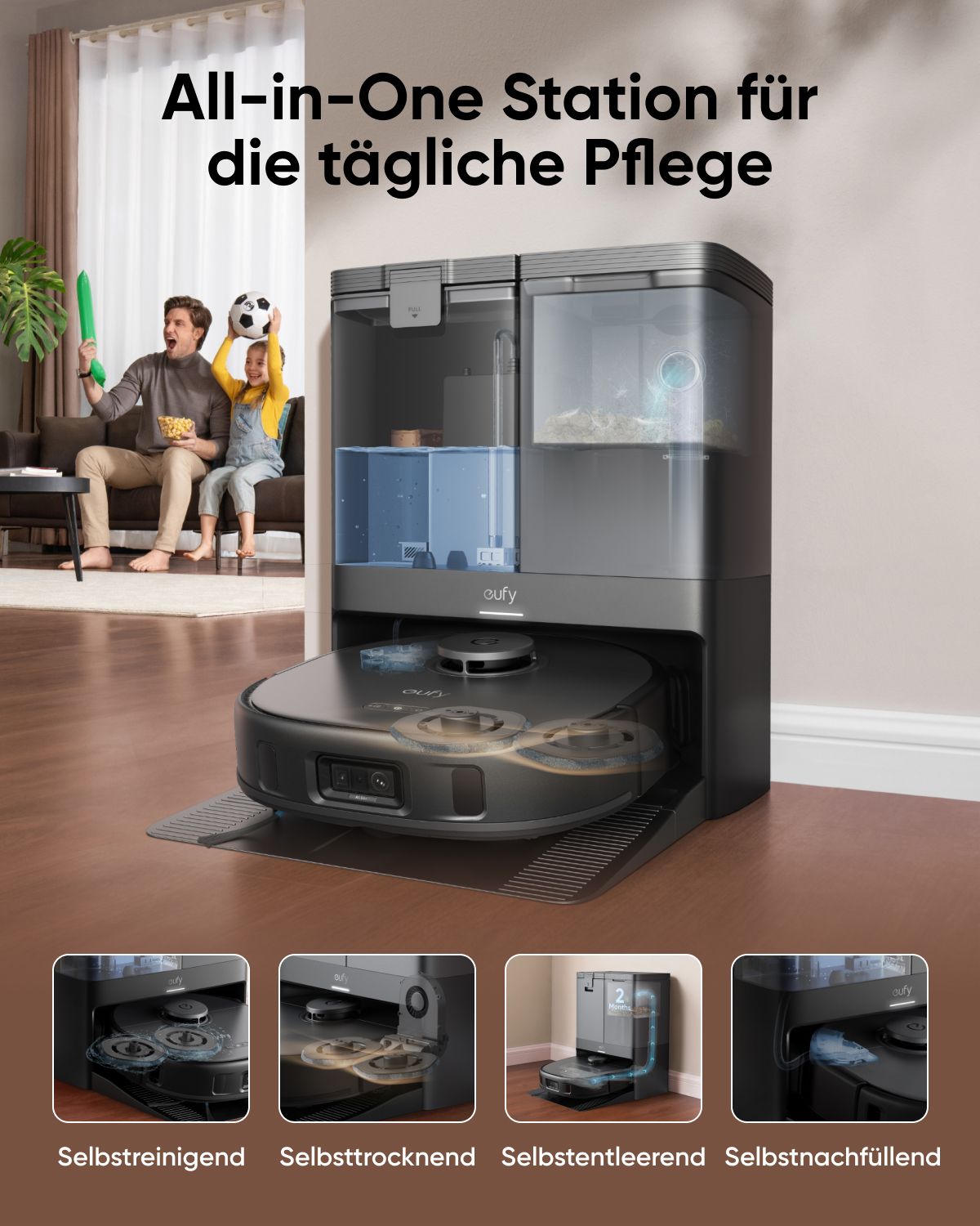 Eufy X10 Pro Omni - Staubsauger - Roboterstaubsauger