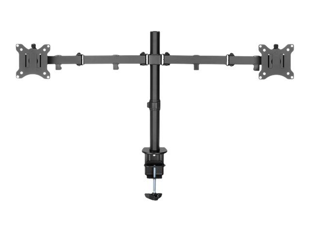 DIGITUS Dual Monitorhalter mit Klemmbefestigung