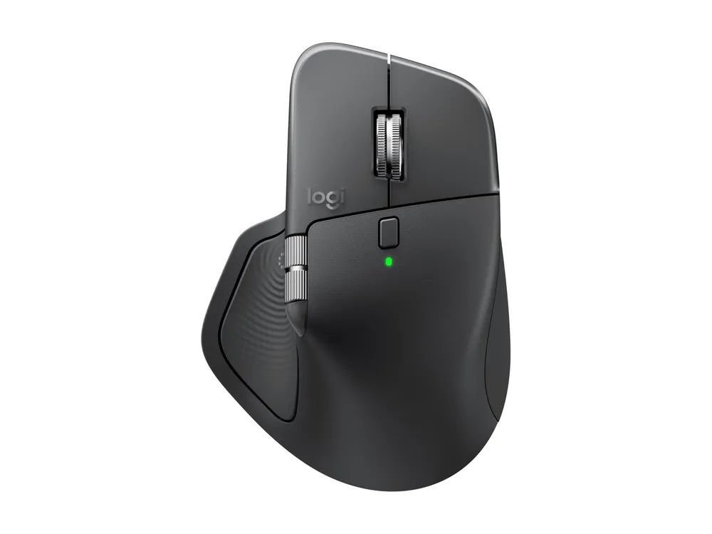 Logitech MX Master 4 - Maus - 8 Tasten - kabellos - Bluetooth, 2.4 GHz - kabelloser Empfänger (USB)