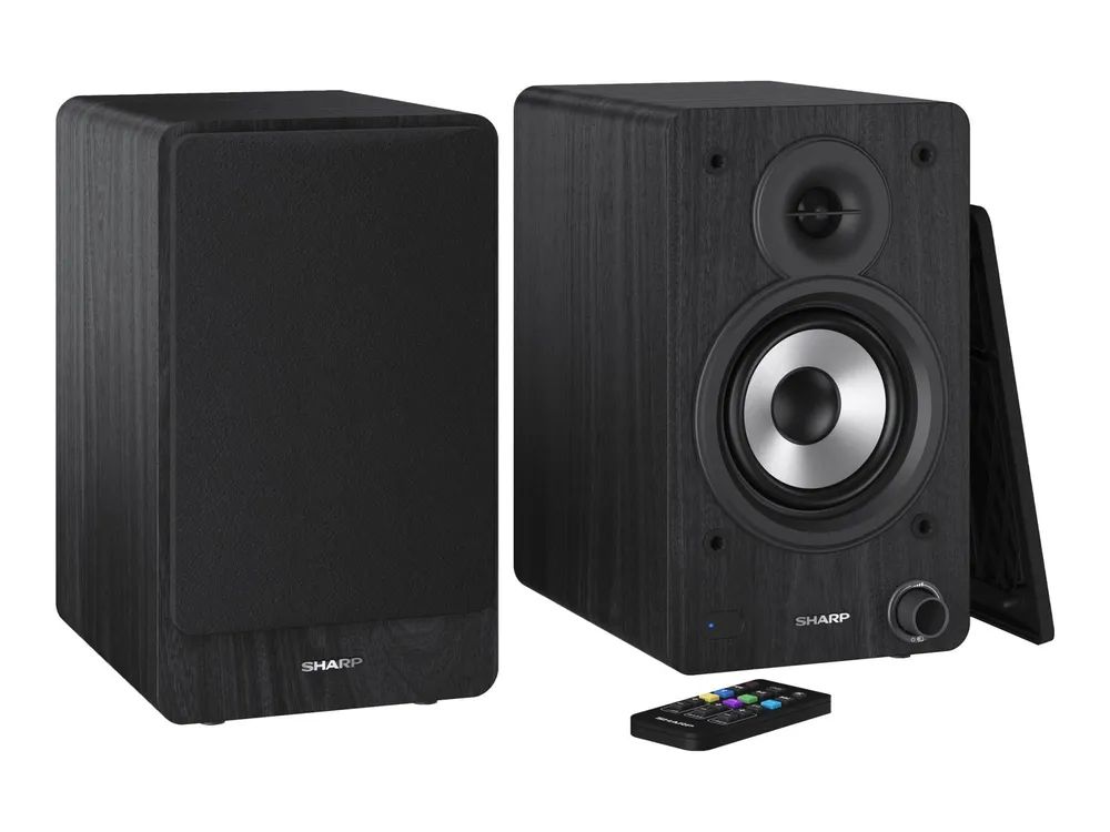 Sharp CP-SS30 - Lautsprecher - 2.0-Kanal - Bücherregal - kabellos - Bluetooth - USB - 60 Watt (Gesamt)