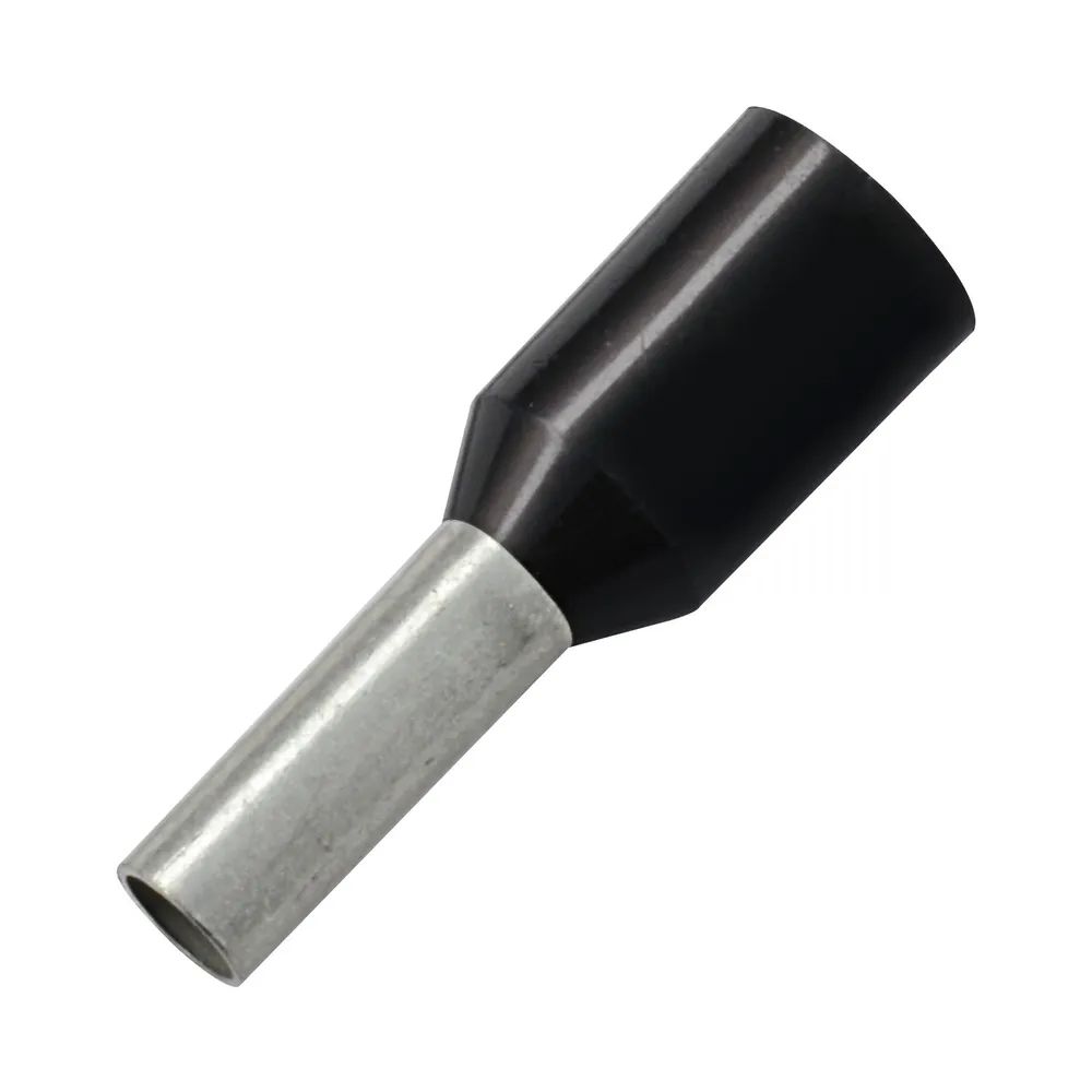 Edler Systems Kabeltechnik GmbH Aderendhülse 6x12/20 mit Kragen schwarz