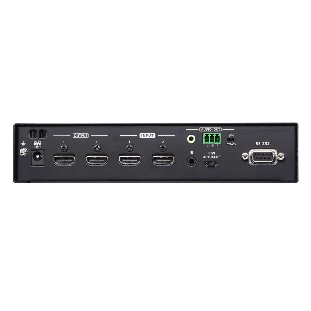 ATEN VM0202HB 2 x 2 True 4K HDMI Audio/Video Matrix Switch - KVM-Umschalter - RS-232