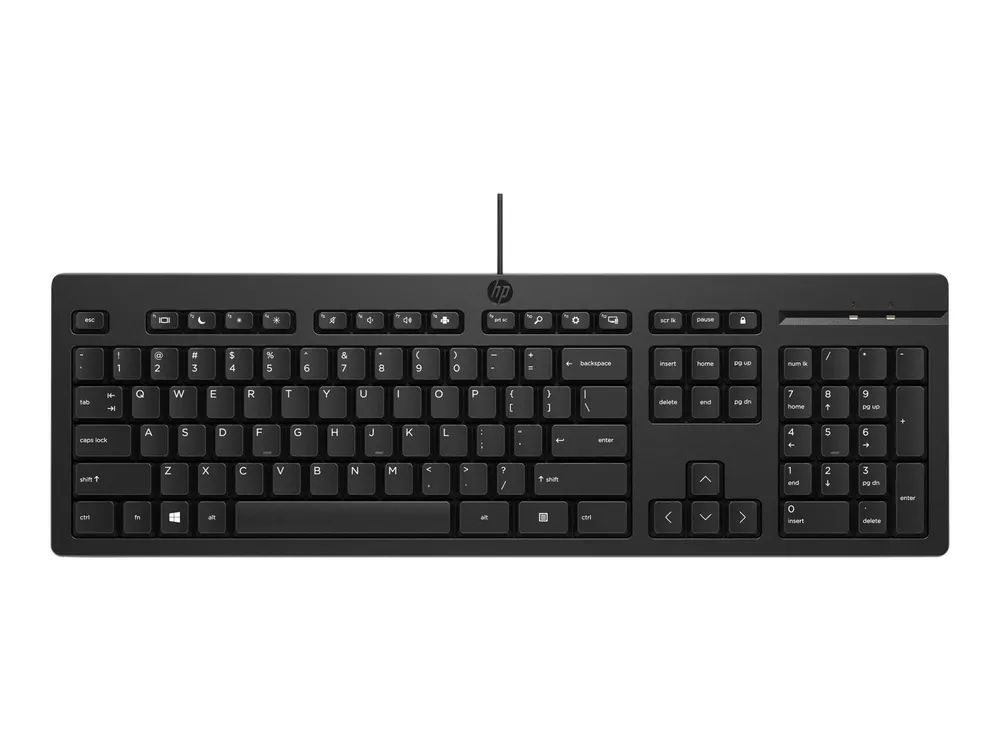 HP 125 G2 - Tastatur - 100% - full size - USB