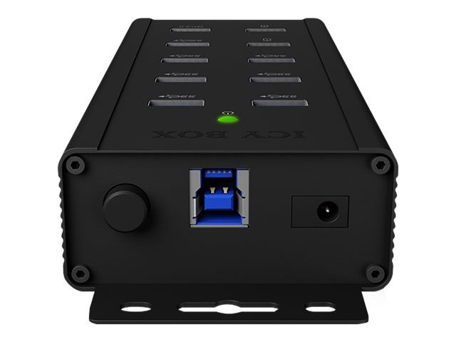 ICY BOX IB-HUB1703-QC3 - Hub - 7 x SuperSpeed USB 3.0