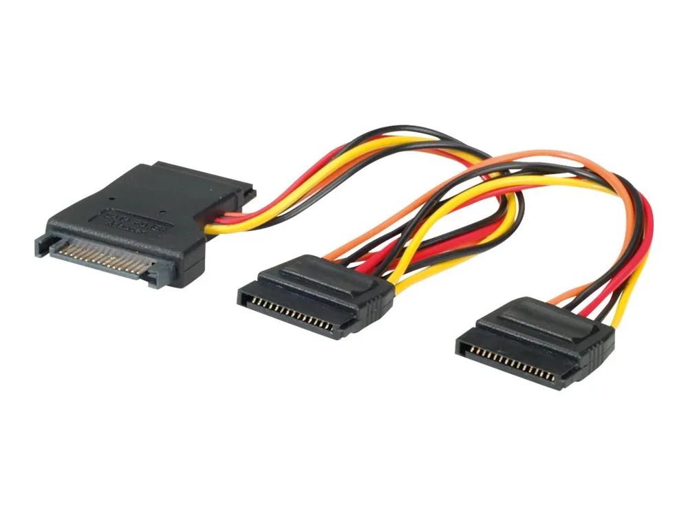 ROLINE Y-Adapterkabel - Netz-Splitter - SATA-Stromstecker (W)