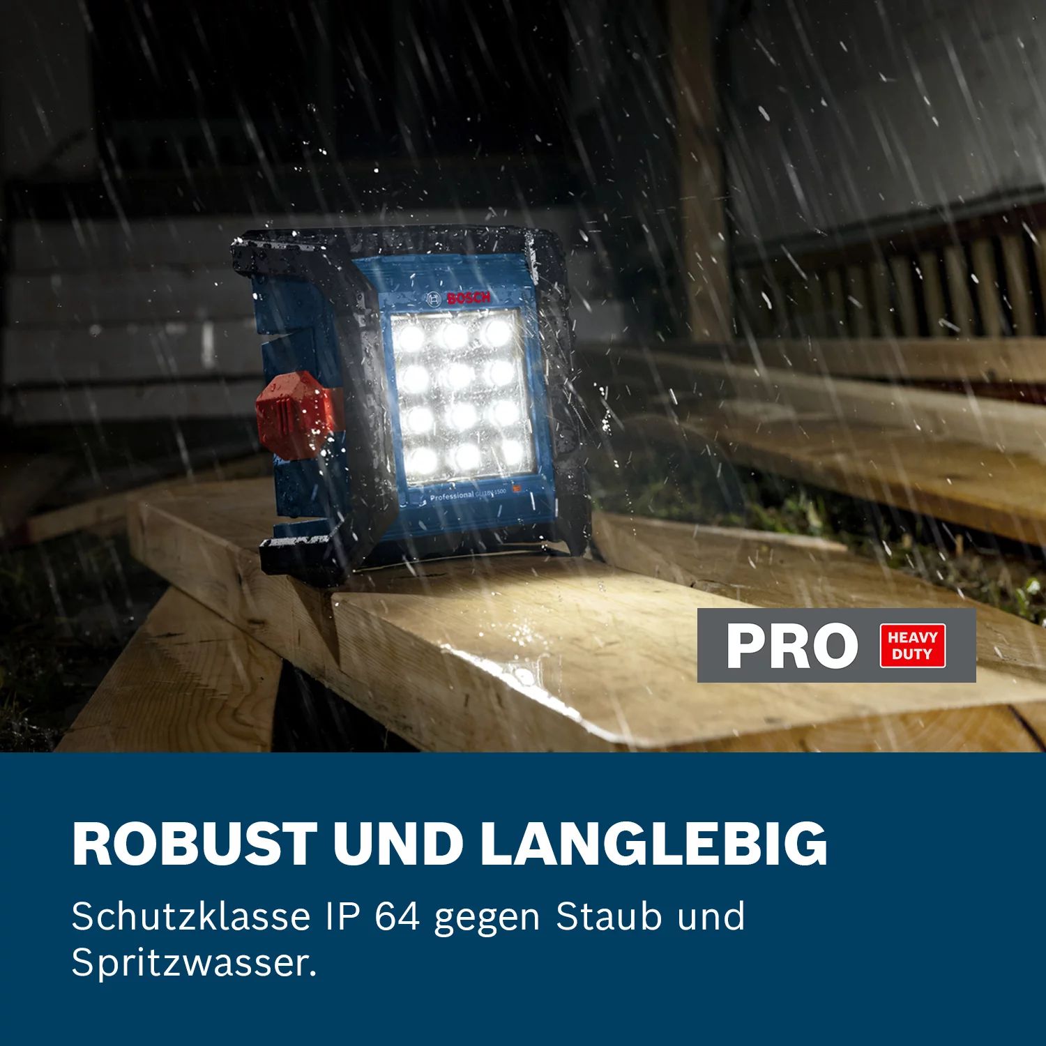 Bosch GLI18V-1500 Akku-Bauleuchte - 1500lm solo