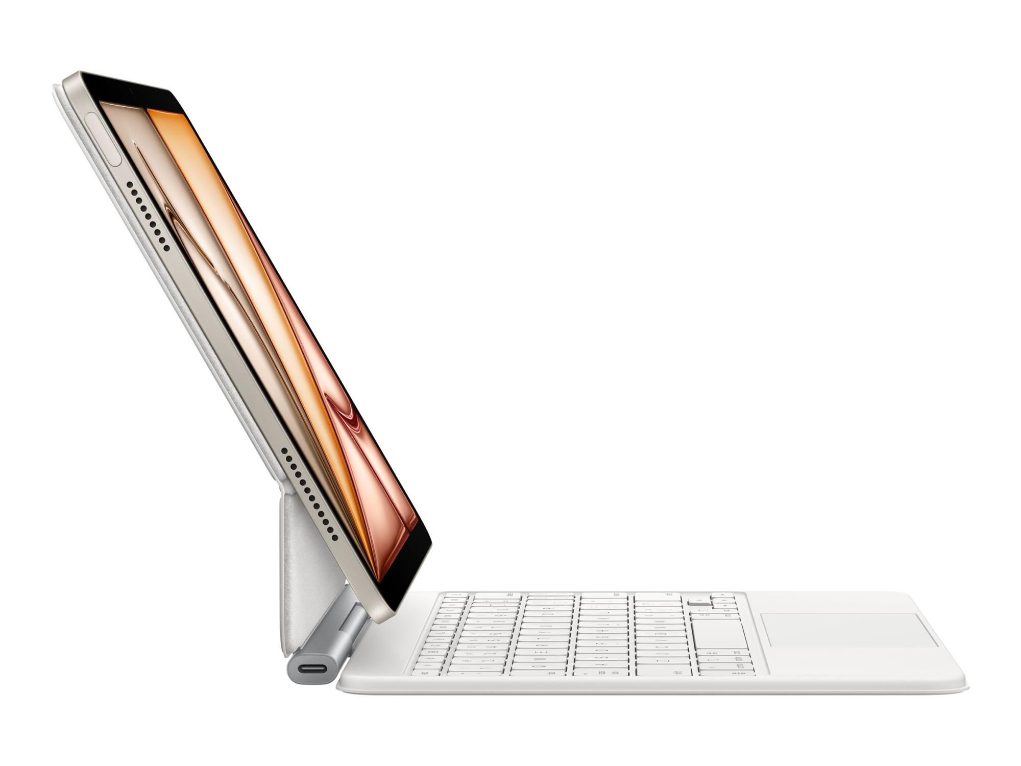 Apple Magic Keyboard - Tastatur und Foliohülle - mit Trackpad - Apple Smart connector - AZERTY - Französisch - für 10.9-inch iPad Air (4. Generation, 5. Generation)
