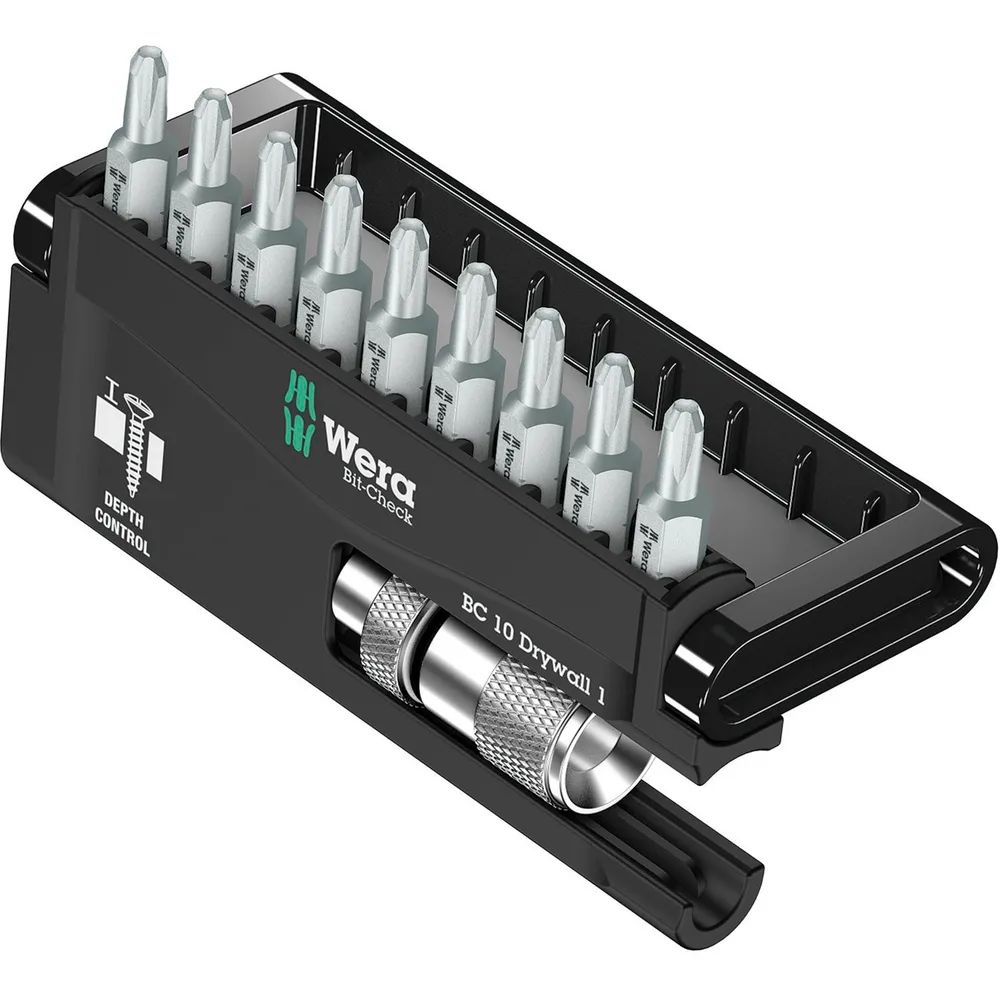 WERA Bit-Check 10 Trockenbau Phillips + Abstandhalter 10-tlg.