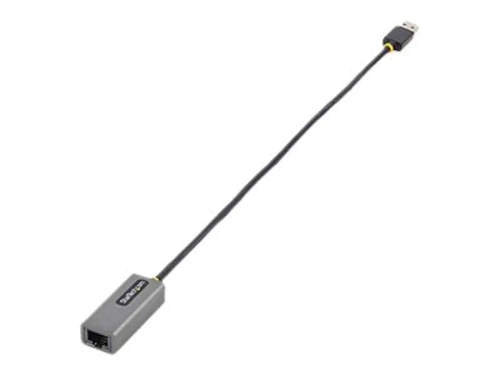 StarTech.com USB 3.0 Gigabit Ethernet Adapter, USB 3.0 zu 10/100/1000 Netzwerkadapter für Laptops, 30cm angeschlossenes Kabel, USB zu RJ45/LAN Adapter, NIC Adapter, Win, MacOS und Chrome (USB31000S2)