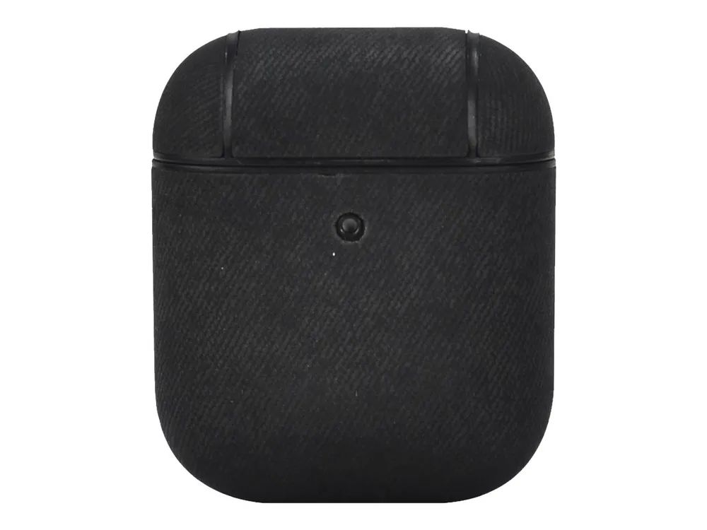 TerraTec Air Box - Tasche für Kopfhöhrer - Polycarbonat - schwarzer Stoff - für Apple AirPods (1. Generation, 2. Generation)