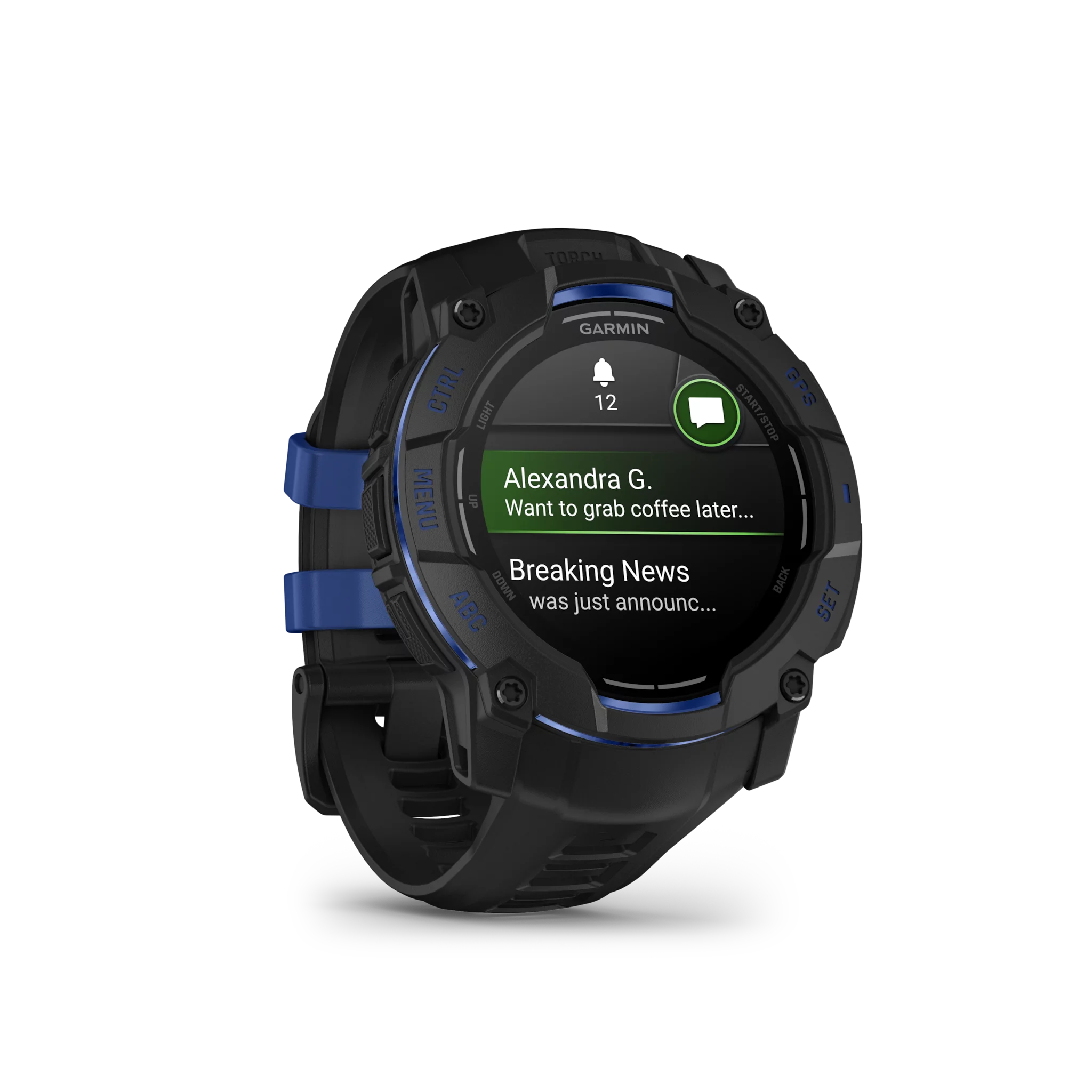 Garmin Instinct 3 AMOLED, 50mm, Schwarz 