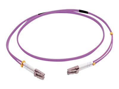 C2G 1m LC/LC OM4 LSZH Fibre Patch - Purple - Patch-Kabel - LC Multi-Mode (M)