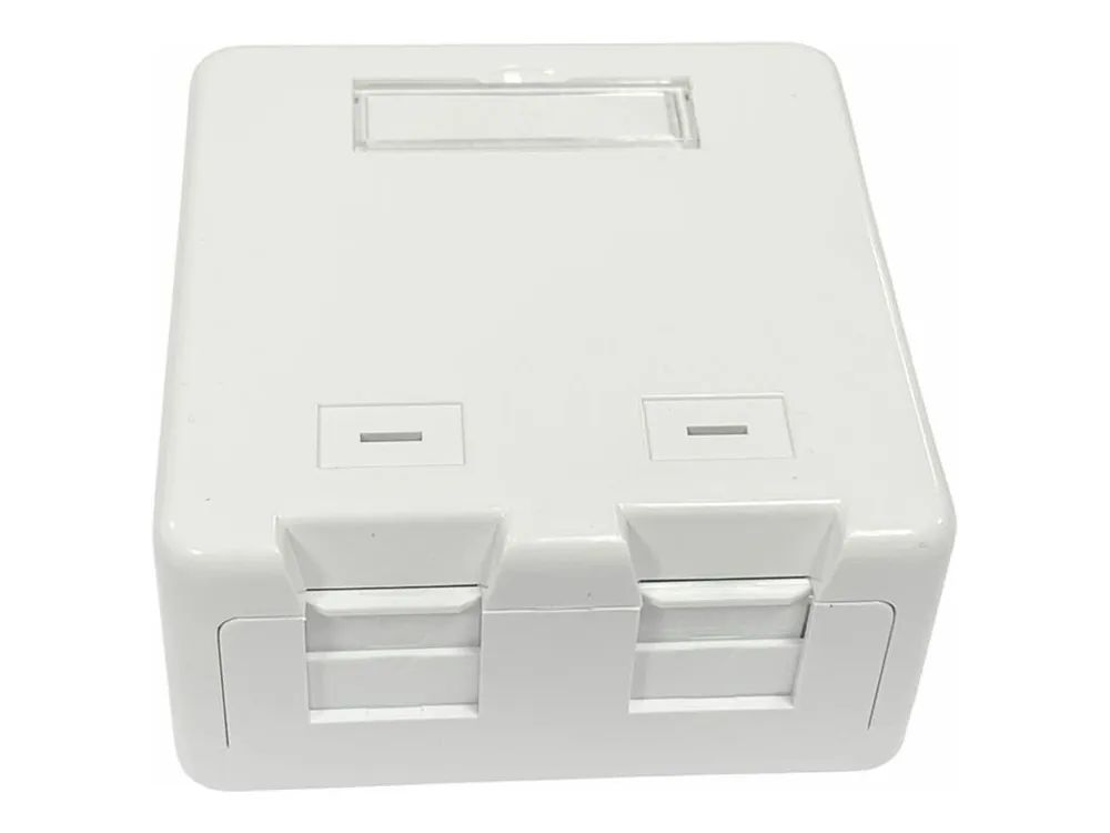 Lanview Installationskasten Netzwerkoberfläche - RJ-45 X 2 - weiß
