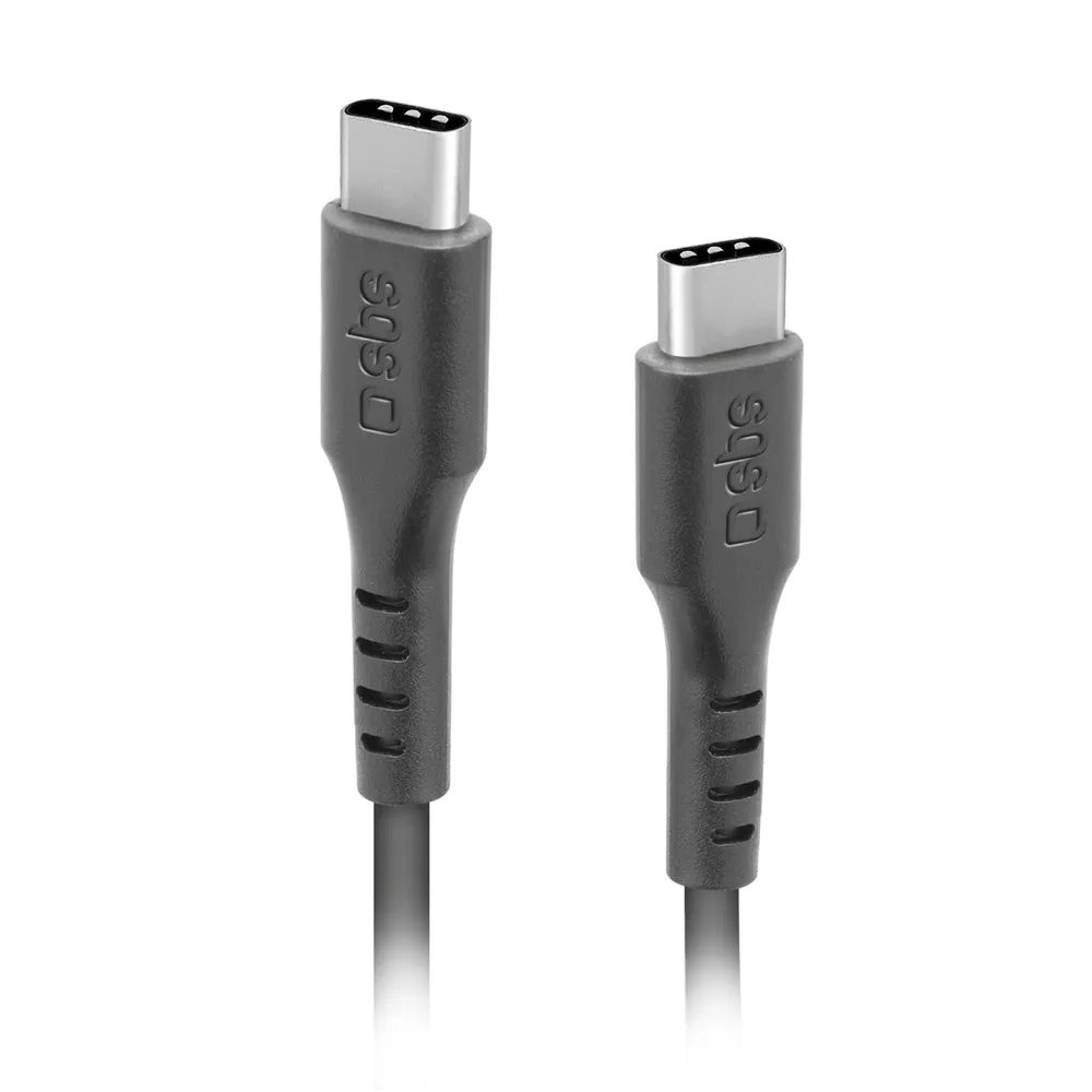 SBS Daten- u. Ladekabel, USB-C  USB-C, 3m schwarz