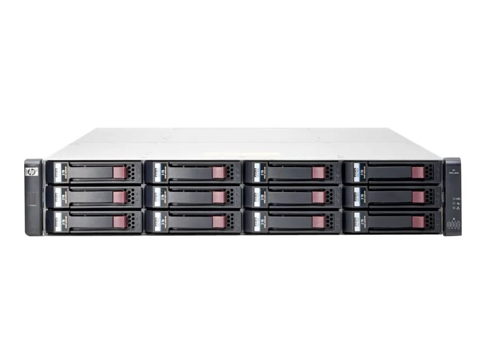 HPE Modular Smart Array 2040 SAS Dual Controller LFF Storage - Festplatten-Array - 12 Schächte (SAS-2)