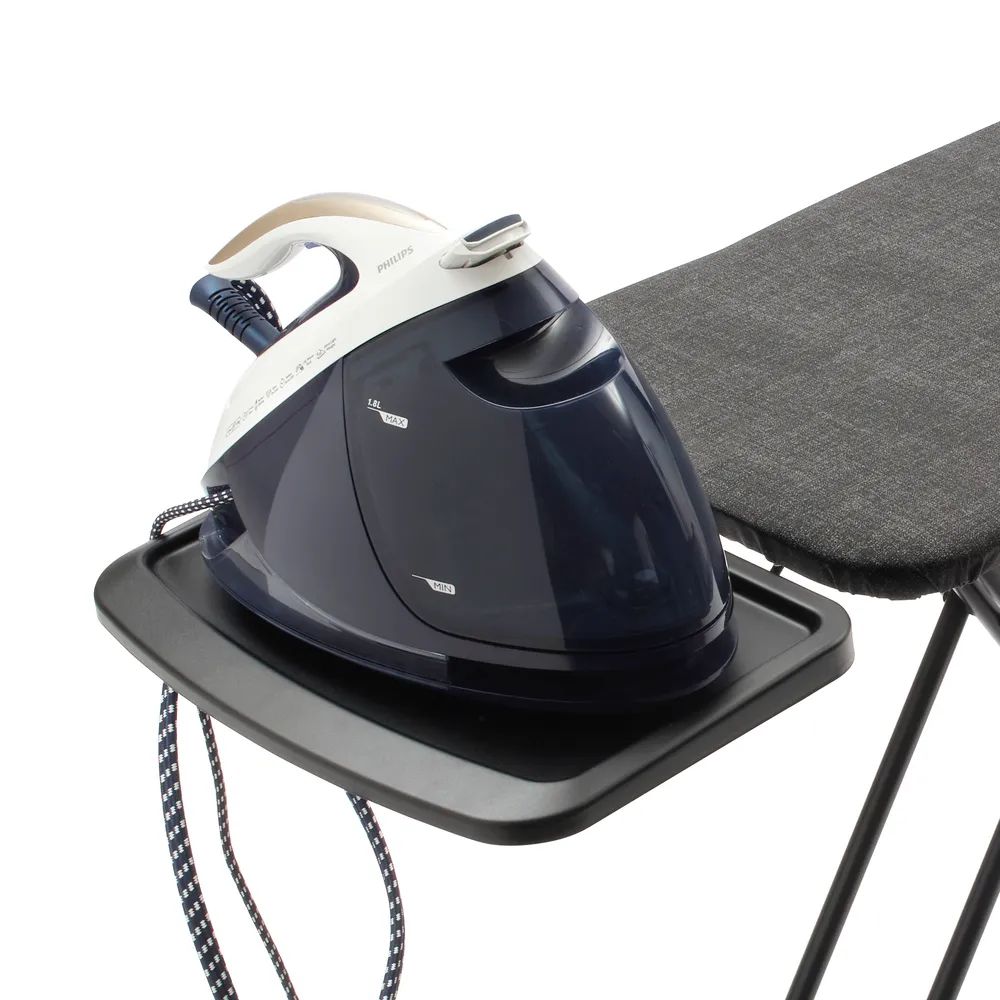 Brabantia Bügeltisch C, 124x45cm, Dst-Ablage Solid - Denim Blue