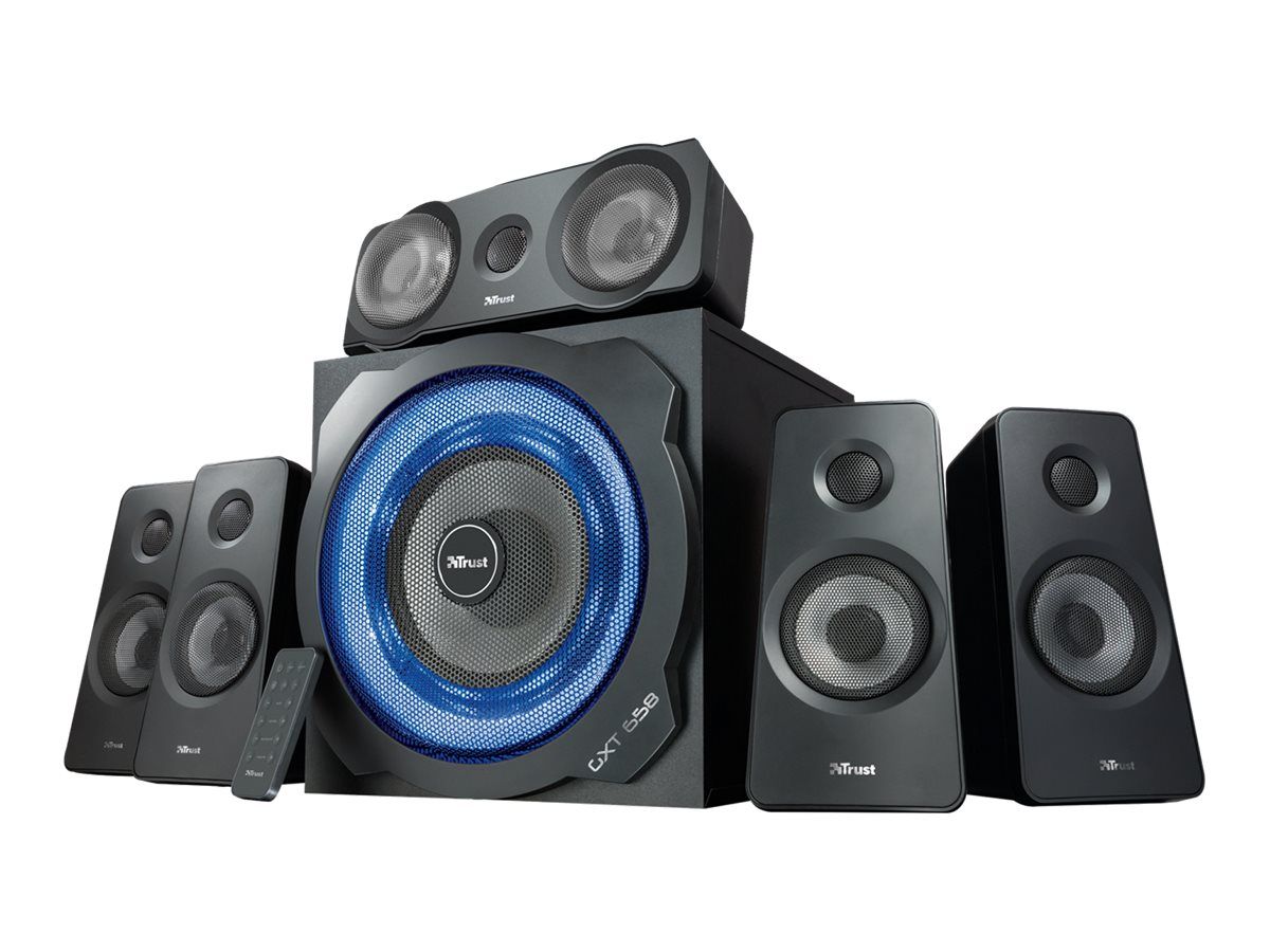Trust GXT 658 TYTAN - Lautsprechersystem - 5.1-Kanal - 90 Watt (Gesamt)