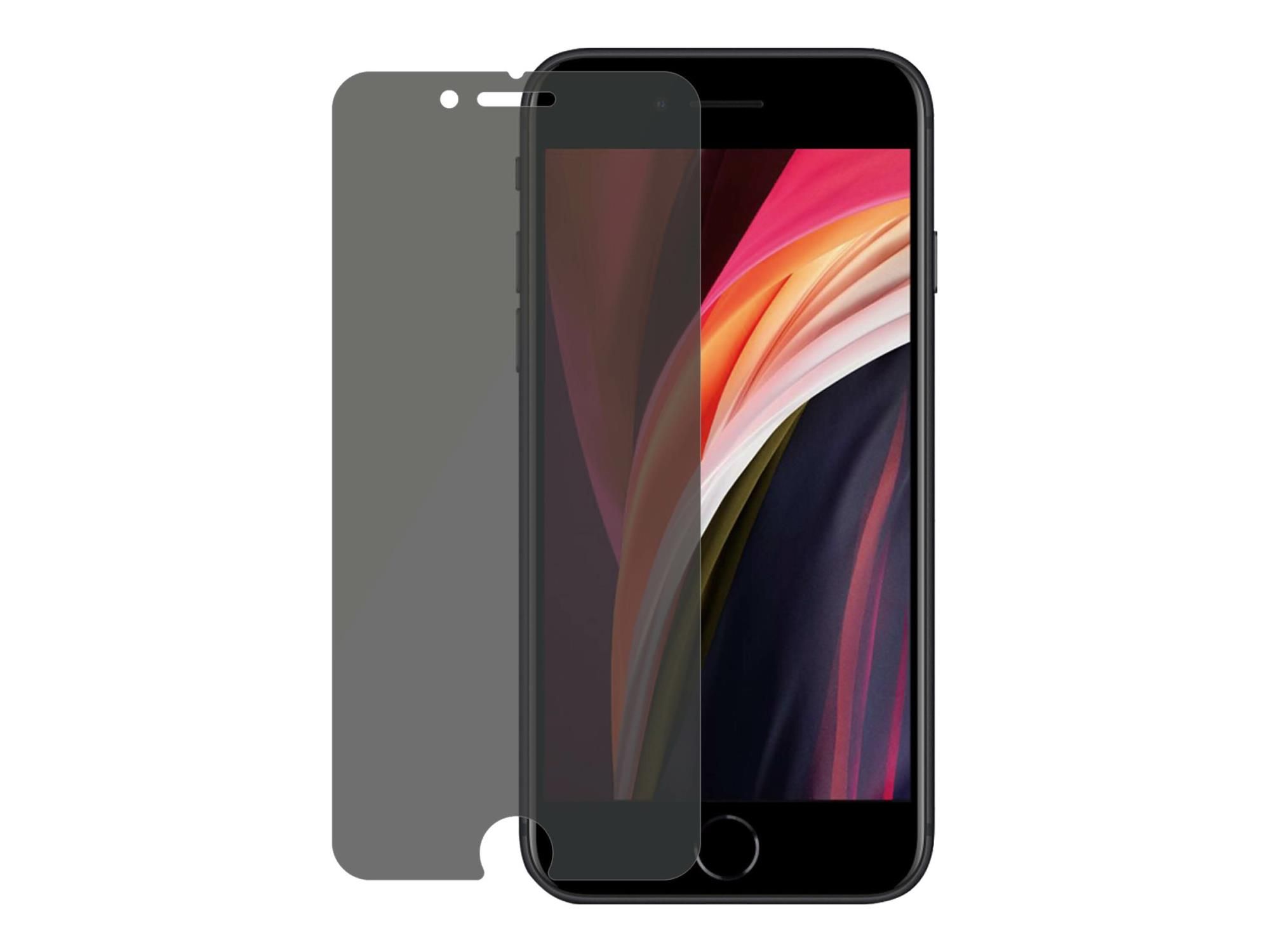 PanzerGlass Privacy - Bildschirmschutz für Handy - Glas - mit Sichtschutzfilter - kristallklar - für Apple iPhone 6, 6s, 7, 8, SE (2. Generation)