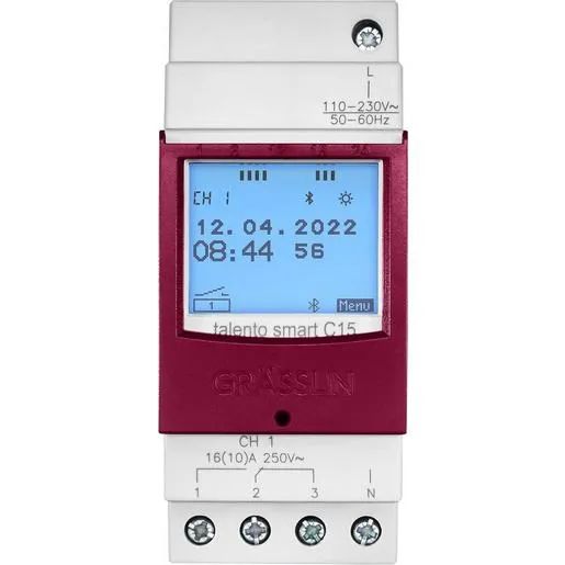 Grässlin VERTEILERSCHALTUHR BLUET. 4.0 / GRÄSSL TALENTO SMART C15 430300011