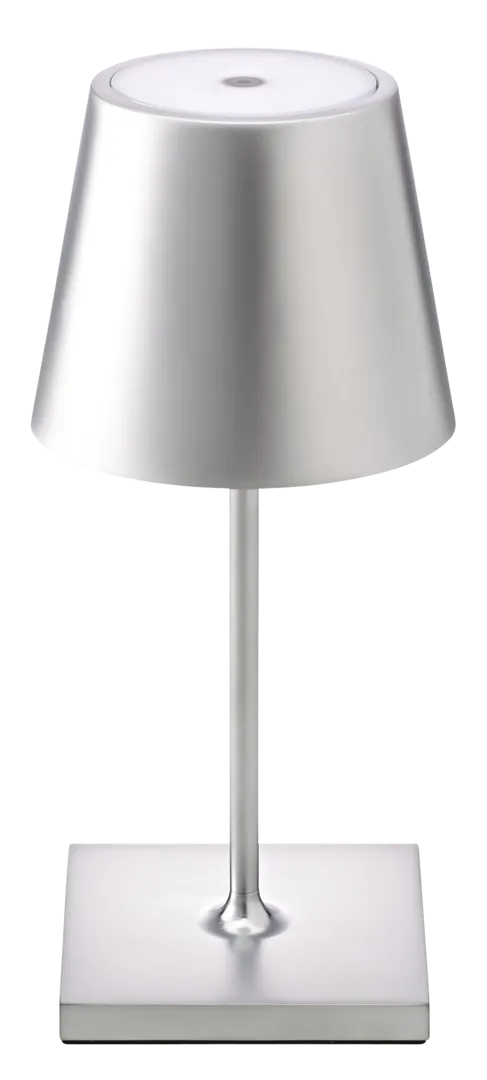 Sigor Akku-Tischleuchte NUINDIE Mini silber