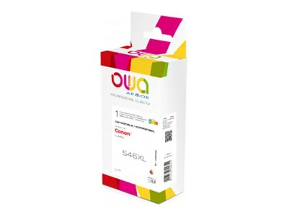 Armor OWA - Mit hoher Kapazität - Farbe (Cyan, Magenta, Gelb) - kompatibel - Hängebox - wiederaufbereitet - Tintenpatrone (Alternative zu: Canon CL-546XL)