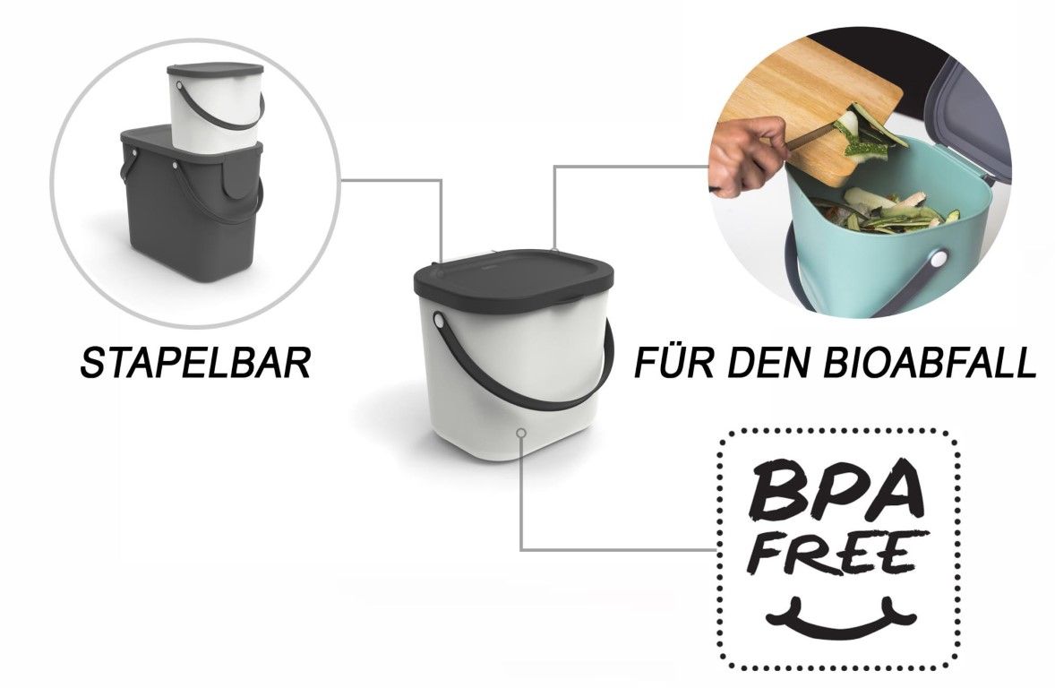Rotho Recycling Müllsystem 6 l ALBULA