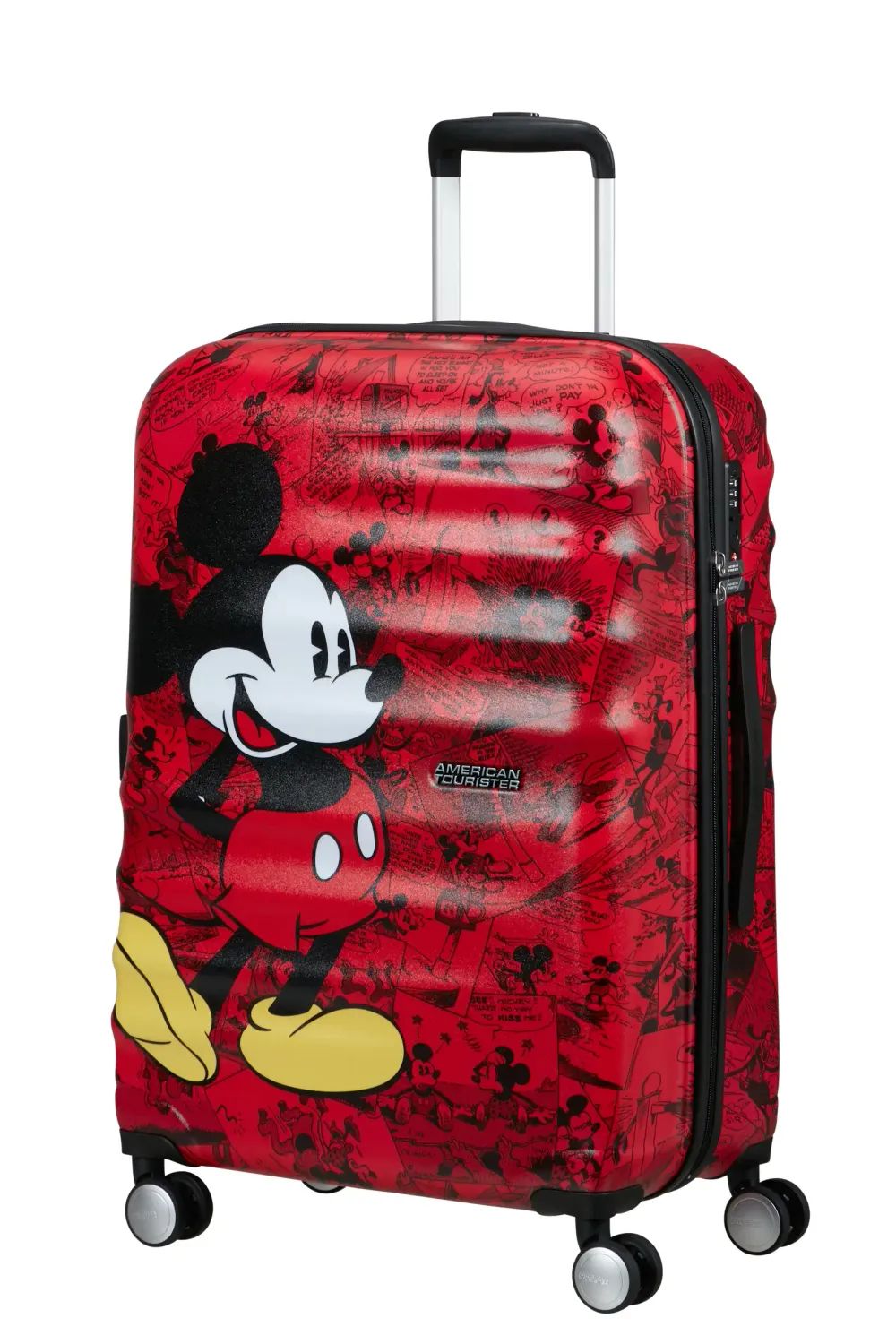 AMERICAN TOURISTER WAVEBREAKER SPIN.67/24, MICKEY COMICS RED