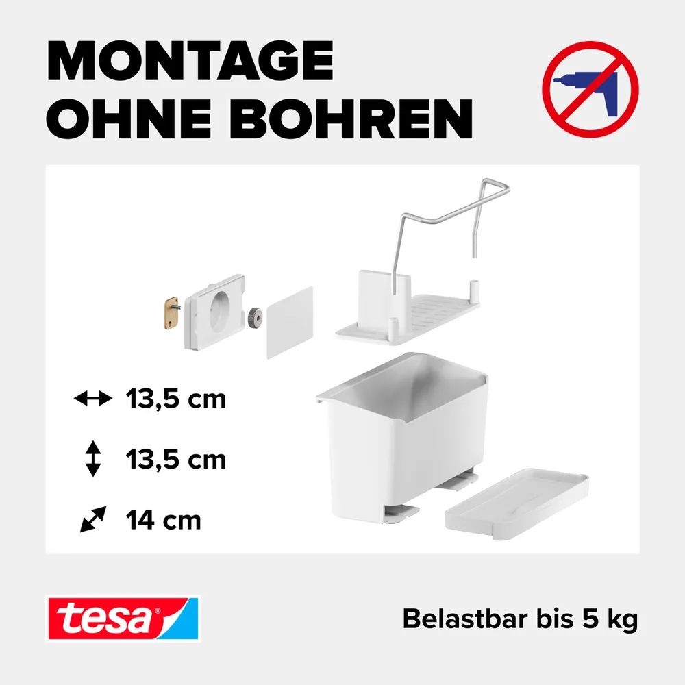 Tesa KITCHEN Spülbecken Organizer Set