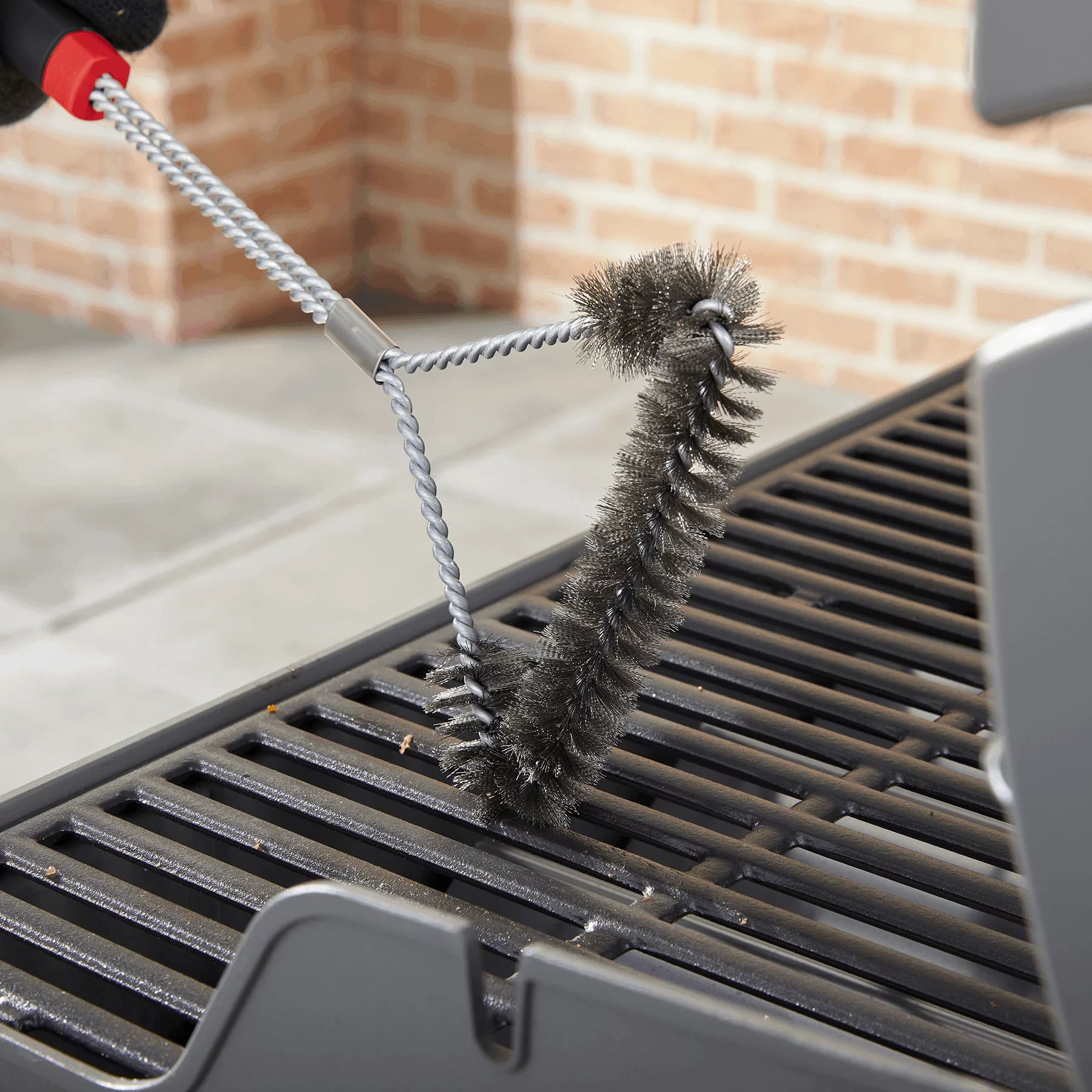 Weber Dreiseitige Grillbürste 45cm