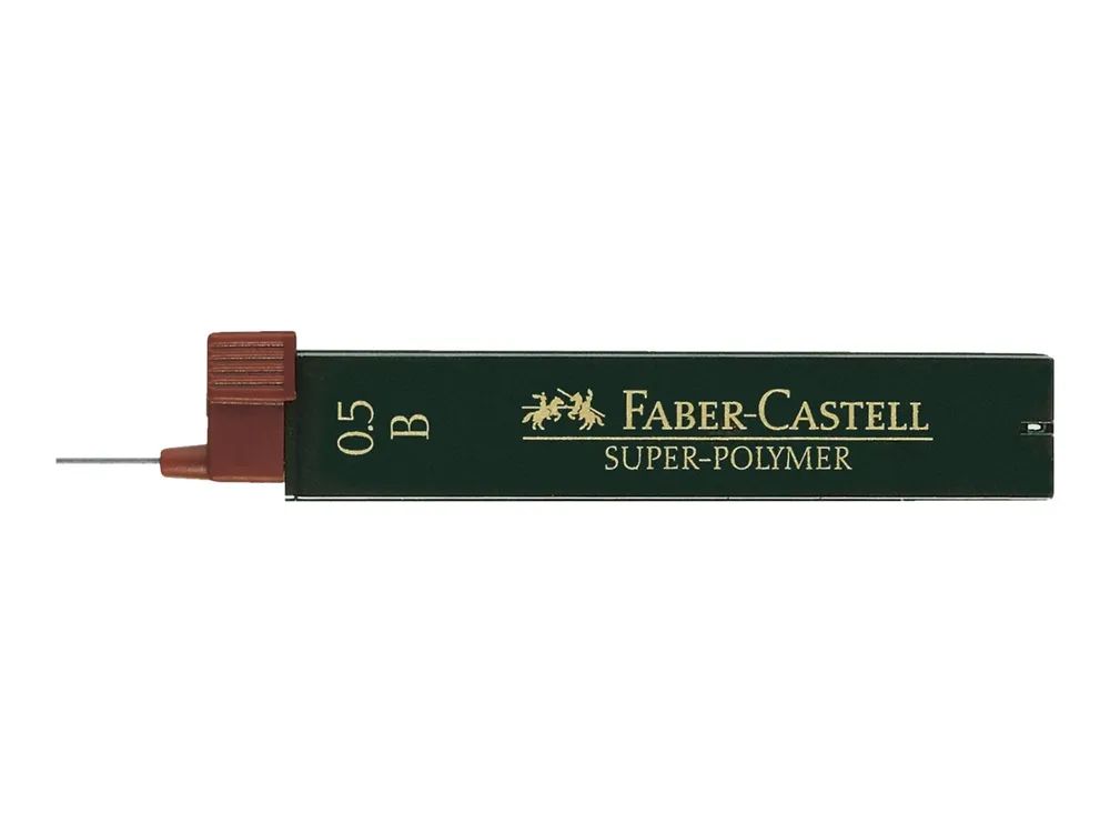 FABER-CASTELL Super-Polymer - Bleistiftmine - Superpolymer - B - 0.5 mm (Packung mit 24)