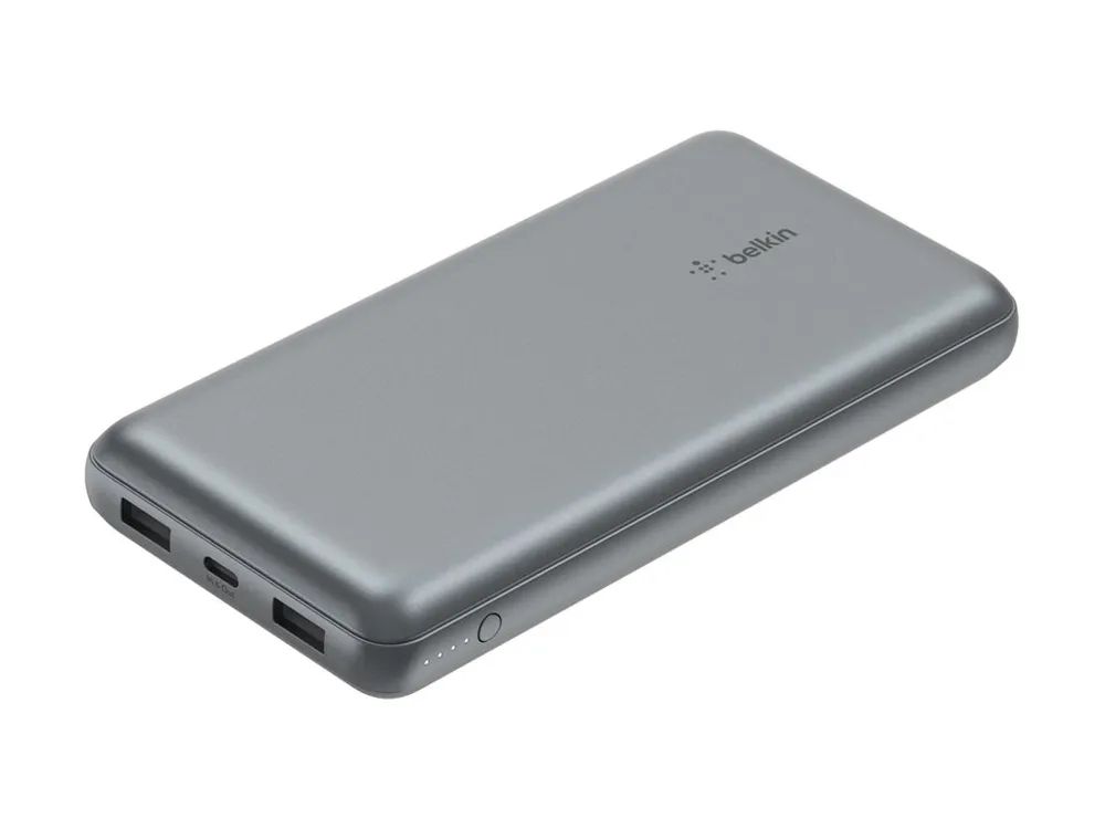 Belkin BoostCharge - Powerbank - 20000 mAh - 15 Watt - 3 A - 3 Ausgabeanschlussstellen (2 x USB, USB-C)