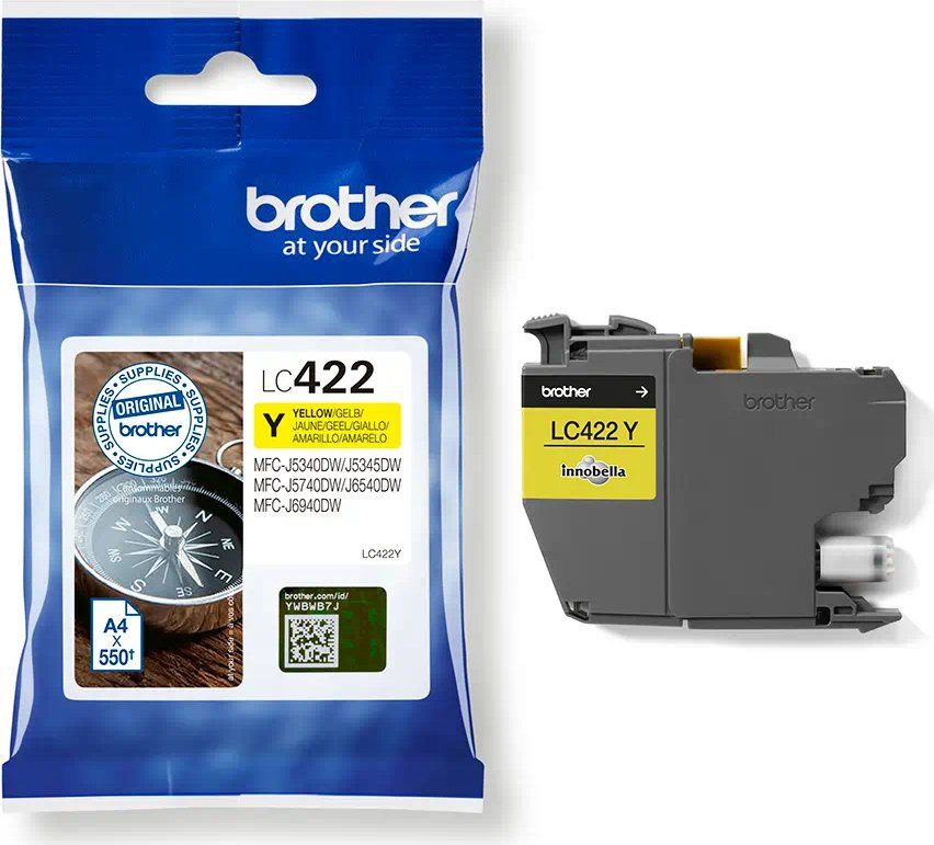 Brother LC422Y - Gelb - original - Tintenpatrone