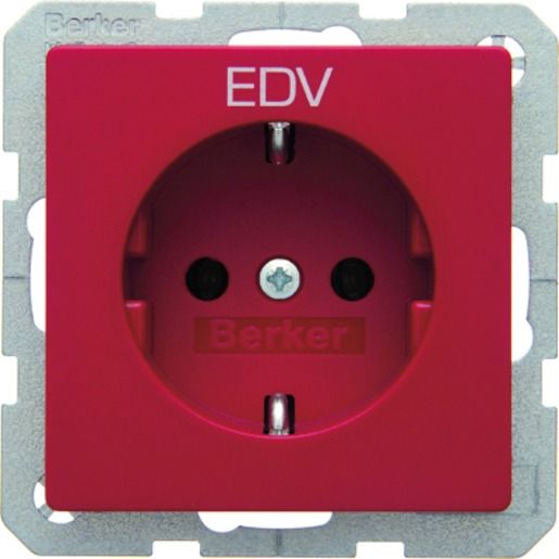 Berker Q.1 SSD MIT AUFDRUCK EDV, / BERKER 47436022