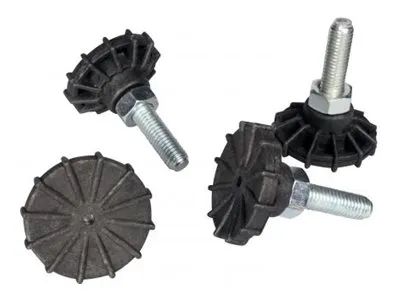 Equip Rack-Fuß-Satz - Schwarz (Packung mit