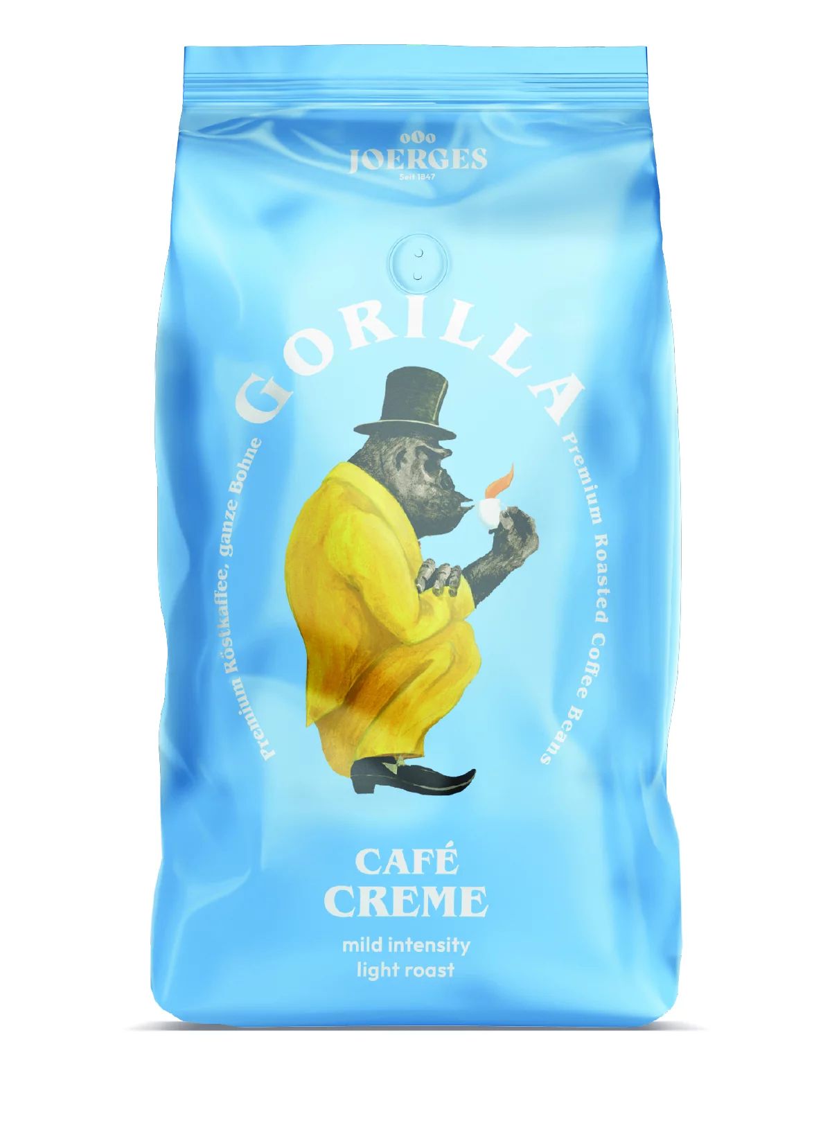 Joerges Kaffee Gorilla Cafe Creme blau, 1kg